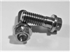 3/8"-16 x 1" Ultra-Light Hex-Flange Bolt, Drilled for Safety Wire