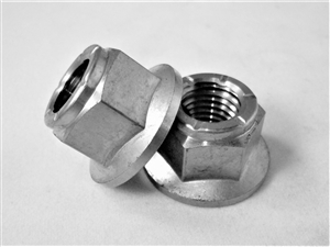M10-1.25 All Metal Flanged Lock Nut
