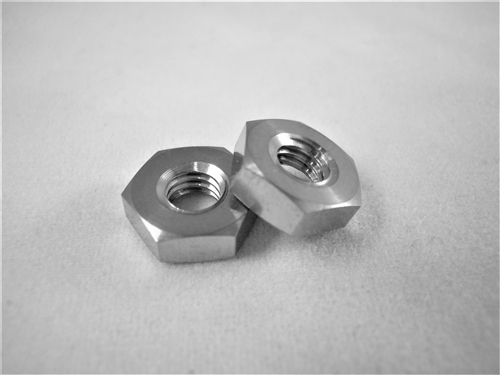 #10-32 UNF Fine Thread Ti Hex Nut