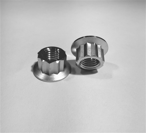 M10- 12 Pt. Ti Nut