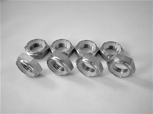 1/2"-20 Hex Nylon Insert Lock Nut, Half Height (8 Pack)