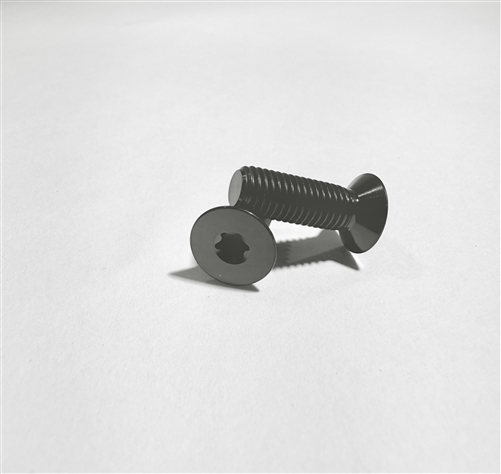 1/4"-28 x 3/4" Torx Countersunk Screw, 100 Deg., PVD Black