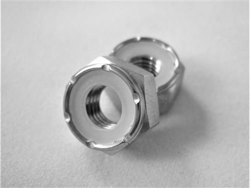 1/4"-28 Hex Nylon Insert Lock Nut
