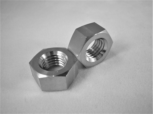 5/16"-24 UNF Fine Thread Ti Hex Nut