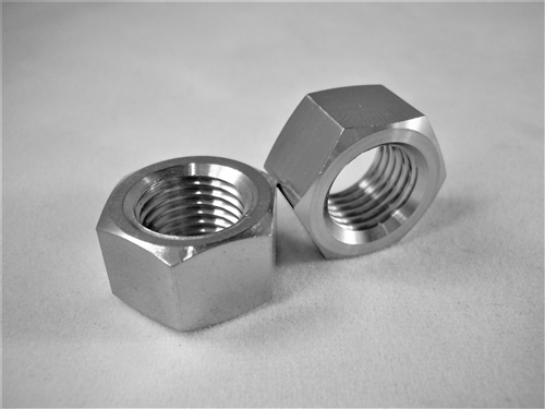 7/16"-20 UNF Fine Thread Ti Hex Nut