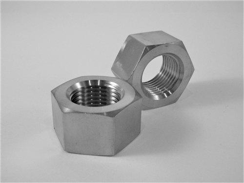 5/8"-18 UNF Fine Thread Ti Hex Nut