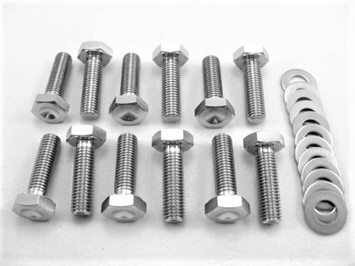 Top Fuel Plate 1/4"-28 x 7/8" (12 Bolts)