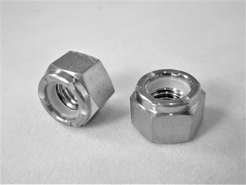 M6-1.0 Hex Nylon Insert Lock Nut