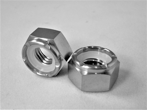 M8-1.25 Hex Nylon Insert Lock Nut