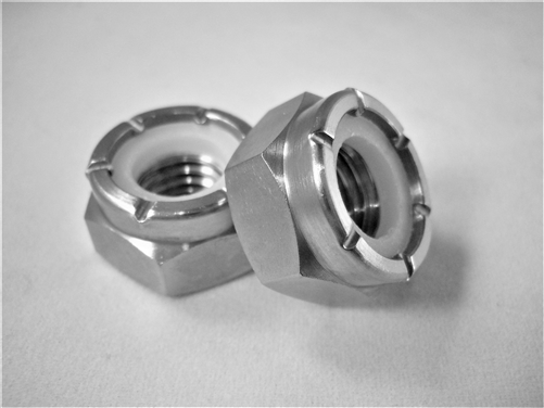 M10-1.5 Hex Nylon Insert Lock Nut