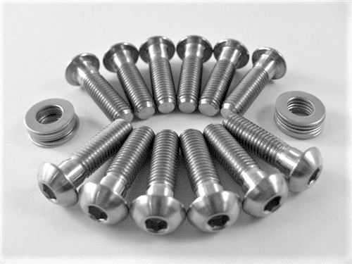 Top Fuel Plate Kit 1/4"-28 x 7/8" Button Head