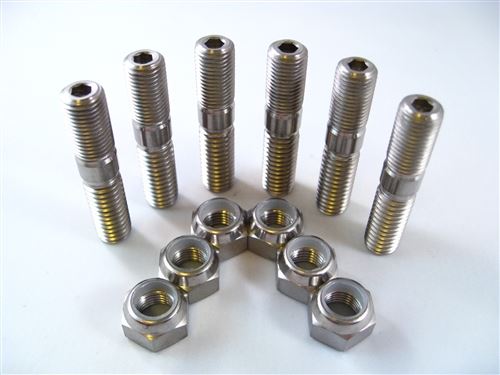 Header Stud Kit - Broached (6pc)