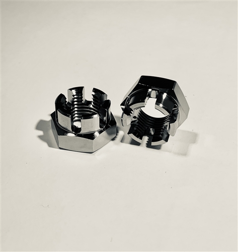 1/2"-20  Hex Castle Nut, RT Hand Threaded