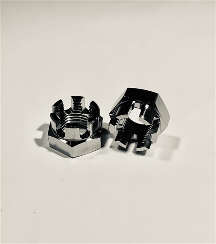 9/16"-18"  Hex Castle Nut, RT Hand Threaded