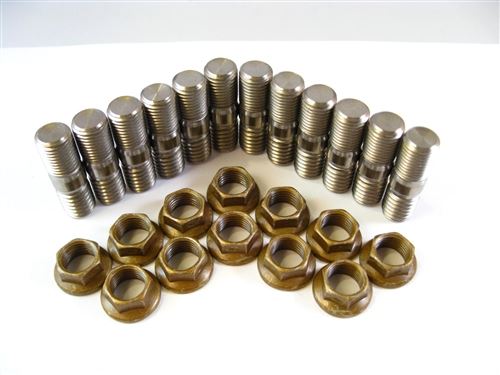 Header Stud Kit - Unbroached Small Block (12 Studs)