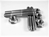 Carb Stud Kit, 5/16" x 2.25" Studs with Hex Flange Nuts
