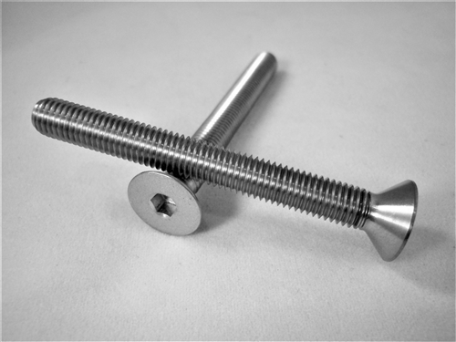 1/4"-28 x 2-1/4" Countersunk Socket Screw
