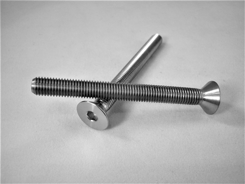 1/4"-28 x 2-1/2" Countersunk Socket Screw