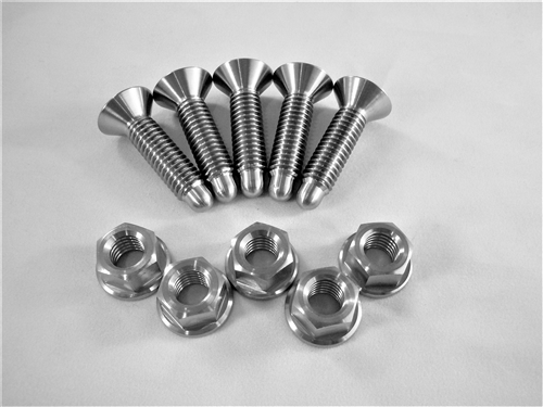 Wheel Stud Kit w/Hex Flange Nuts (5 - Countersunk Studs)