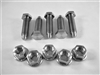 Wheel Stud Kit w/Hex Flange Nuts (5 - 1.25" Hex Head Studs)