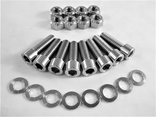 Inboard Brake Rotor Kit - 1" All Titanium (8 - Socket Head Bolts)