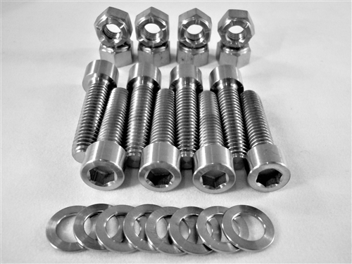 Inboard Brake Rotor Kit - 1-1/4" All Titanium (8 - Socket Head Bolts)