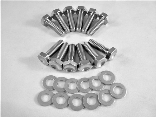 Saldana Ultralight Fuel Plate Bolt Kit (1/4"-20 x 7/8" Hex Head)