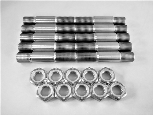 5/8"-18 x 2.5" Wheel Stud Kit - All Titanium