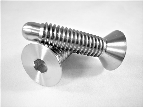 3/8"-16 x 1.25" Countersunk Wheel Stud w/ Bullet Nose