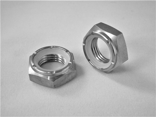 1/2"-20 Hex Nylon Insert Lock Nut , 1/2 Height