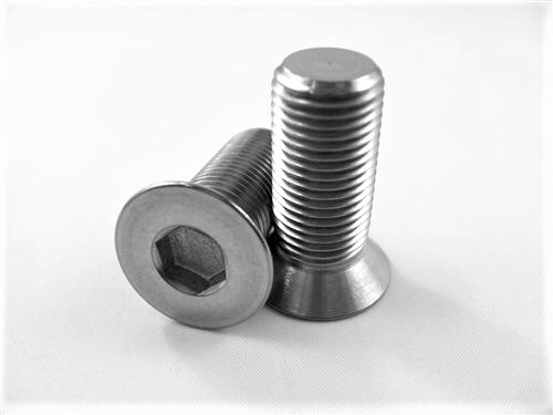 1/2"-20 x 1-1/4" Countersunk Socket Screw, Reduced Head
