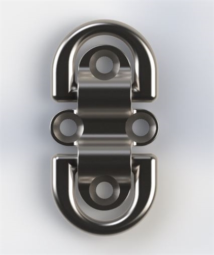 10mm Titanium Double Folding Pad Eye