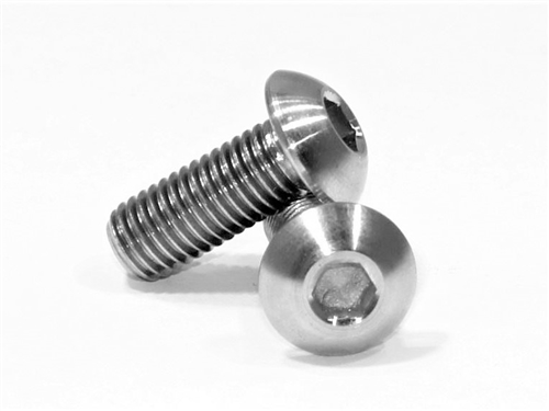1/4"-28 x 5/8"  Button-Head Socket Screw