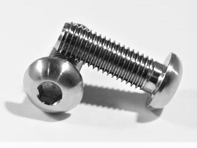 1/4"-28 x 3/4"  Button-Head Socket Screw