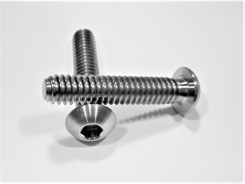 1/4"-20 x 1-1/4"  Button-Head Socket Screw
