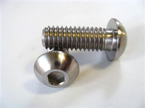 3/8"-16 x 1"  Button-Head Socket Screw