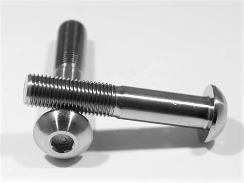 3/8"-24 x 2"  Button-Head Socket Screw