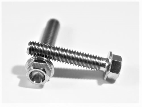 M6-1 x 30mm Ultra-Light Hex-Flange Bolt (Fully Threaded)