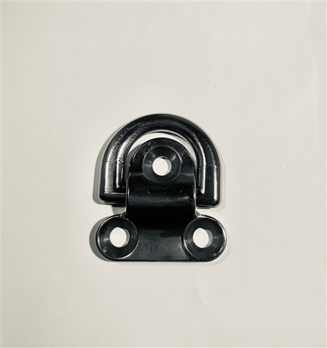 8mm Titanium 3 Bolt Folding Pad Eye - Polished Finish