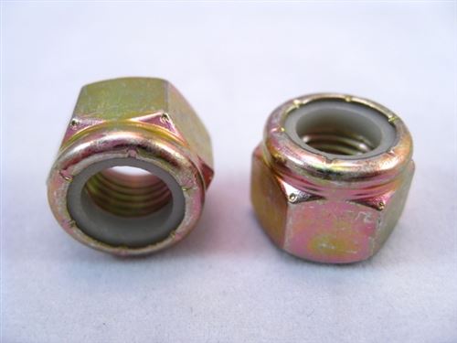 3/8"-24 Steel Nylon Insert Lock Nut