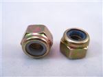 1/4"-28  Steel Nylon Insert Lock Nut