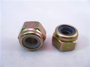 1/4"-28  Steel Nylon Insert Lock Nut