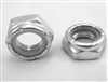 1/2"-20 Steel Nylon Insert Lock Nut, Half Height