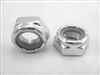 3/8"-24 Steel Nylon Insert Lock Nut, Half Height
