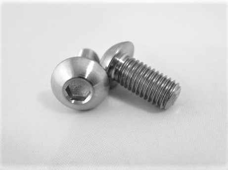 1/4"-28 x 1/2"  Button-Head Socket Screw