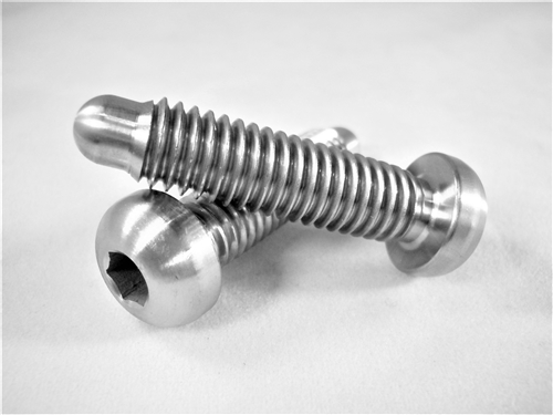 3/8"-16 x 1-1/4" Gen 2 Button Head Wheel Stud w/ Bullet Nose
