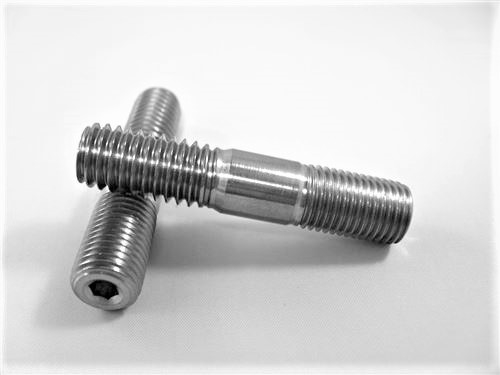 Broached Side Cover Stud, 7/16" -14-20 x 2.125"