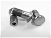 Button Head Stud w/ Broach, 3/8"-24 x 0.875"
