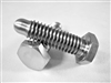 3/8"-16 x 1" Hex Head Wheel Stud w/ Bullet Nose