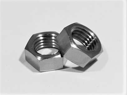 7/16"-20 Ti Hex Jam Nut, Reduced Wrench